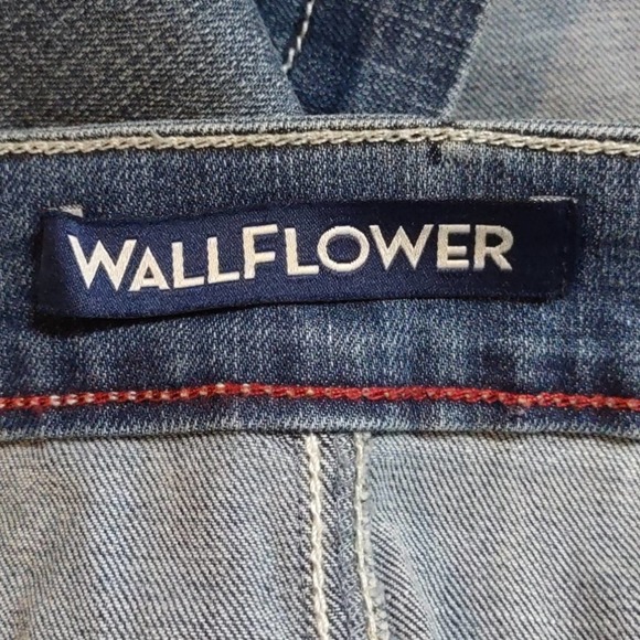 Wallflower Denim Button Front Skirt Juniors 18W - Picture 8 of 11